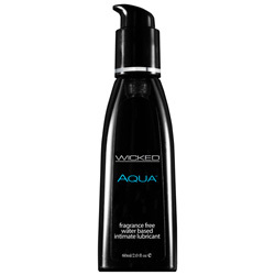Wicked Aqua Fragrance Free Waterbase Lubricant 60mls Wicked Aqua Fragrance Free Waterbase Lubricant 60mls