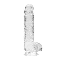 RealRock 6 Inch Transparent Realistic Crystal Clear Dildo RealRock 6 Inch Transparent Realistic Crystal Clear Dildo