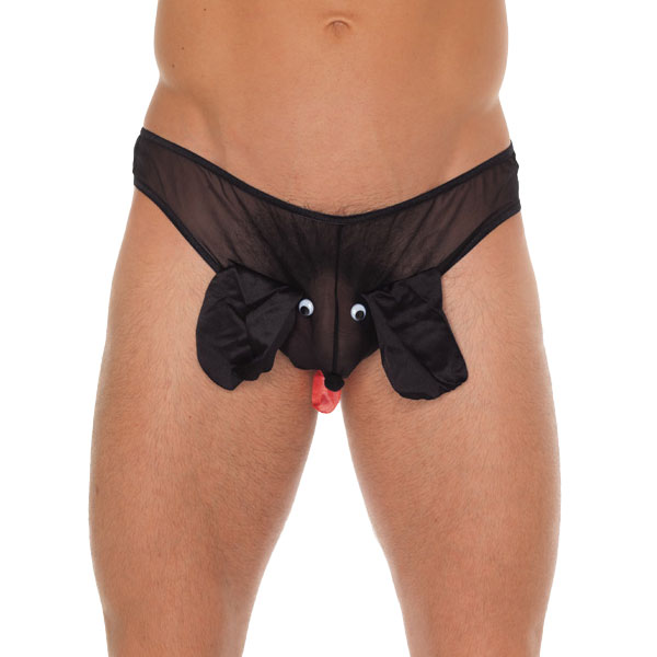 Mens Black Animal Pouch Mens Black Animal Pouch