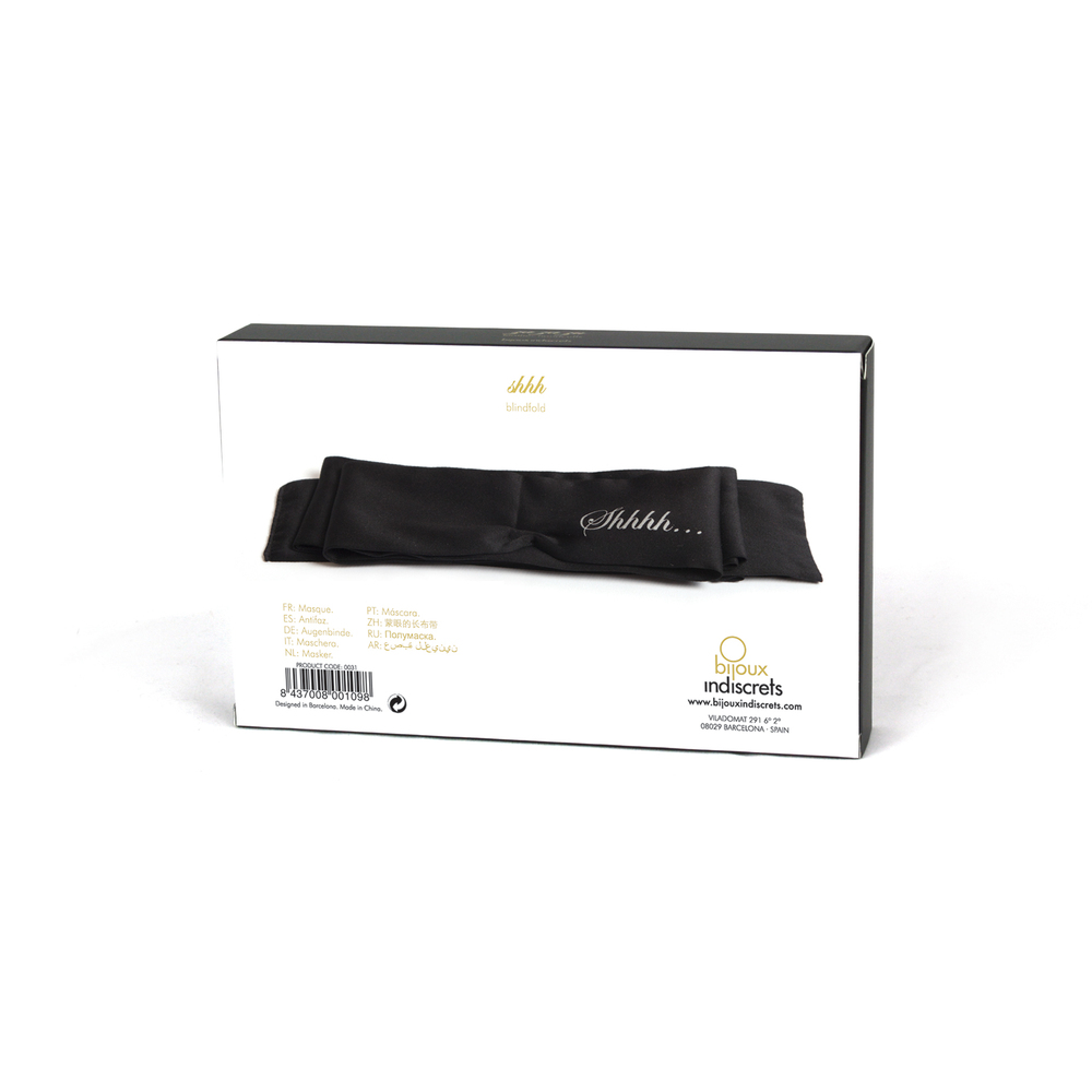 Bijoux Indiscrets Shhh Satin Luxury Blindfold Bijoux Indiscrets Shhh Satin Luxury Blindfold