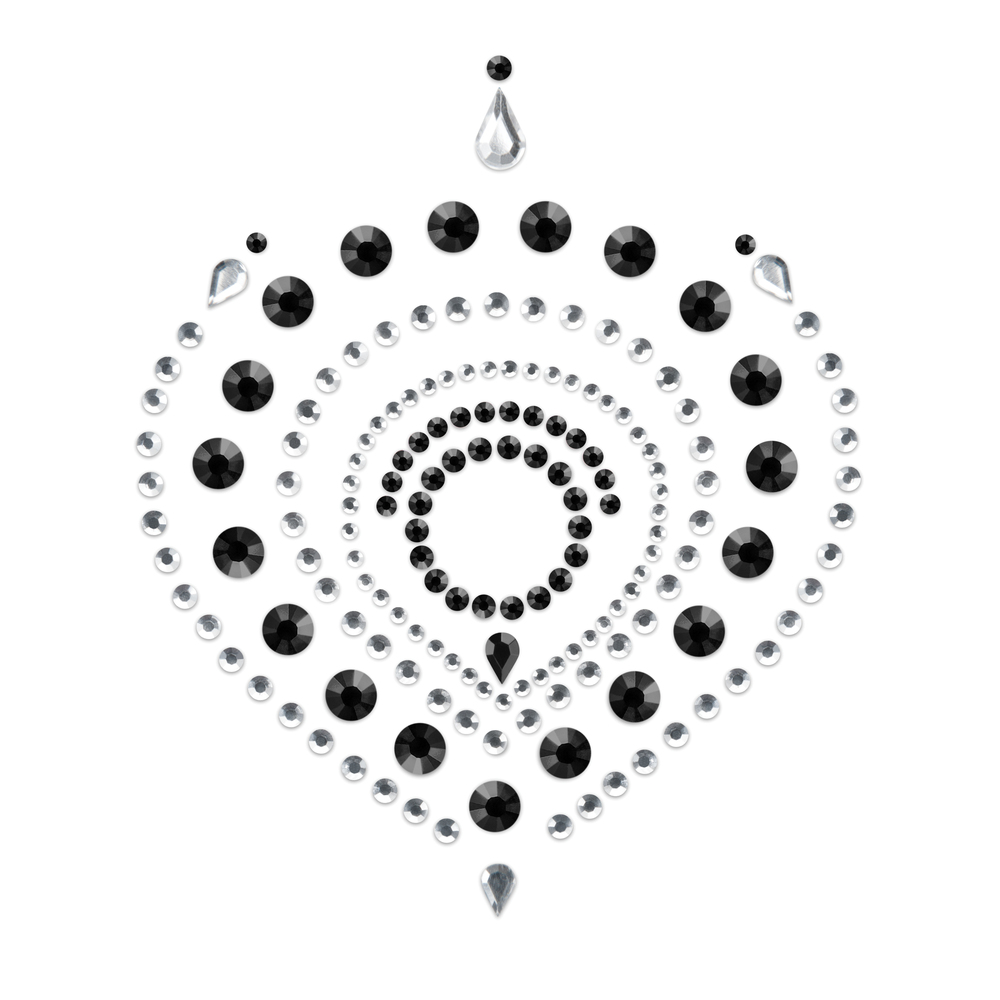 Bijoux Indiscrets Flamboyant Rhinestone Jewellery Black Silver Bijoux Indiscrets Flamboyant Rhinestone Jewellery Black Silver