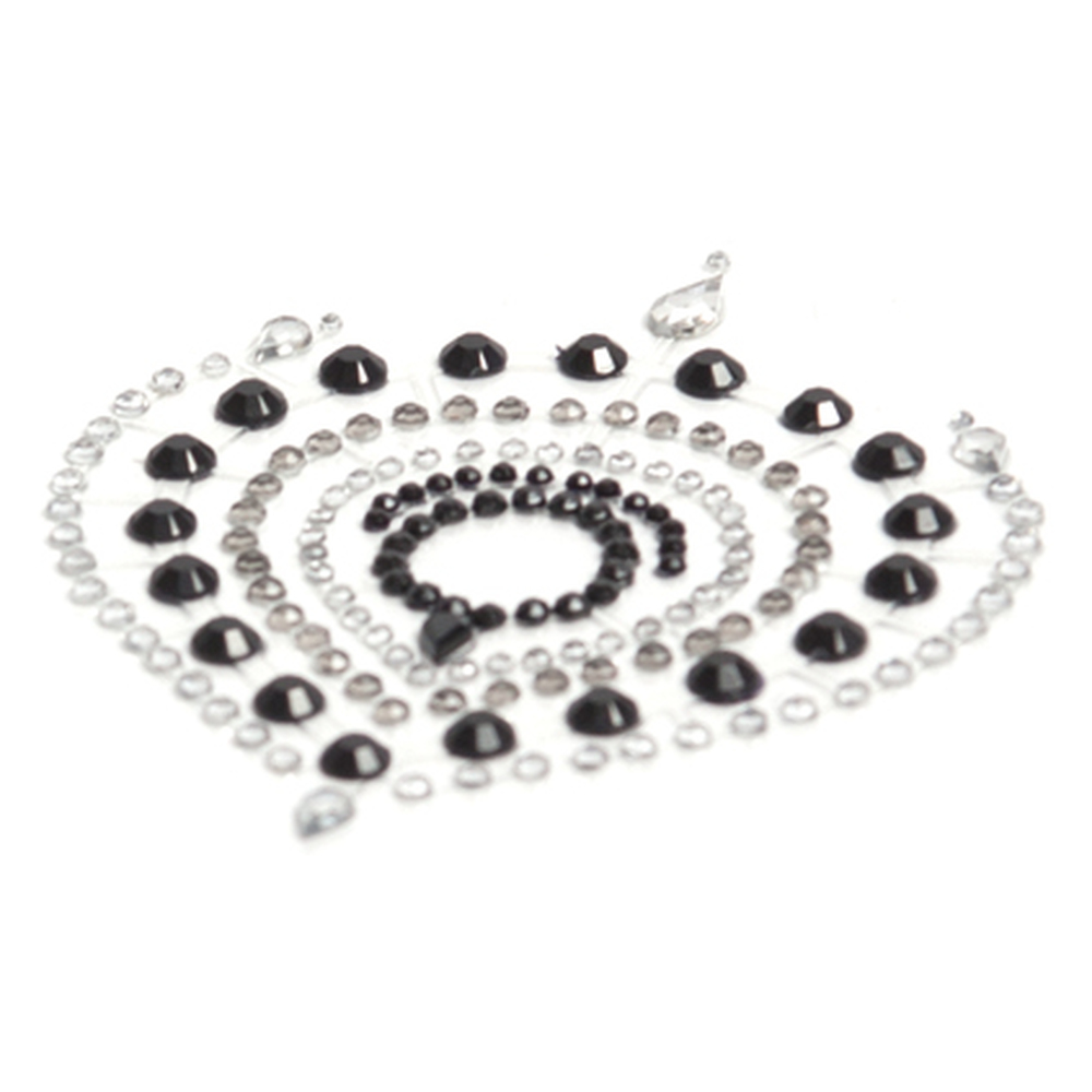 Bijoux Indiscrets Flamboyant Rhinestone Jewellery Black Silver Bijoux Indiscrets Flamboyant Rhinestone Jewellery Black Silver
