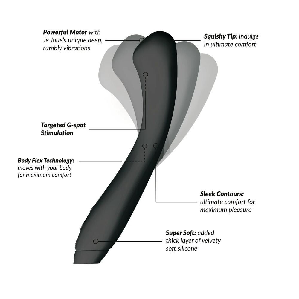 Je Joue Juno Flex Sleek GSpot Vibrator Je Joue Juno Flex Sleek GSpot Vibrator