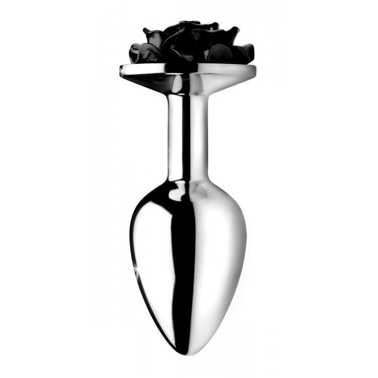 XR Booty Sparks Black Rose Anal Plug Large XR Booty Sparks Black Rose Anal Plug Large