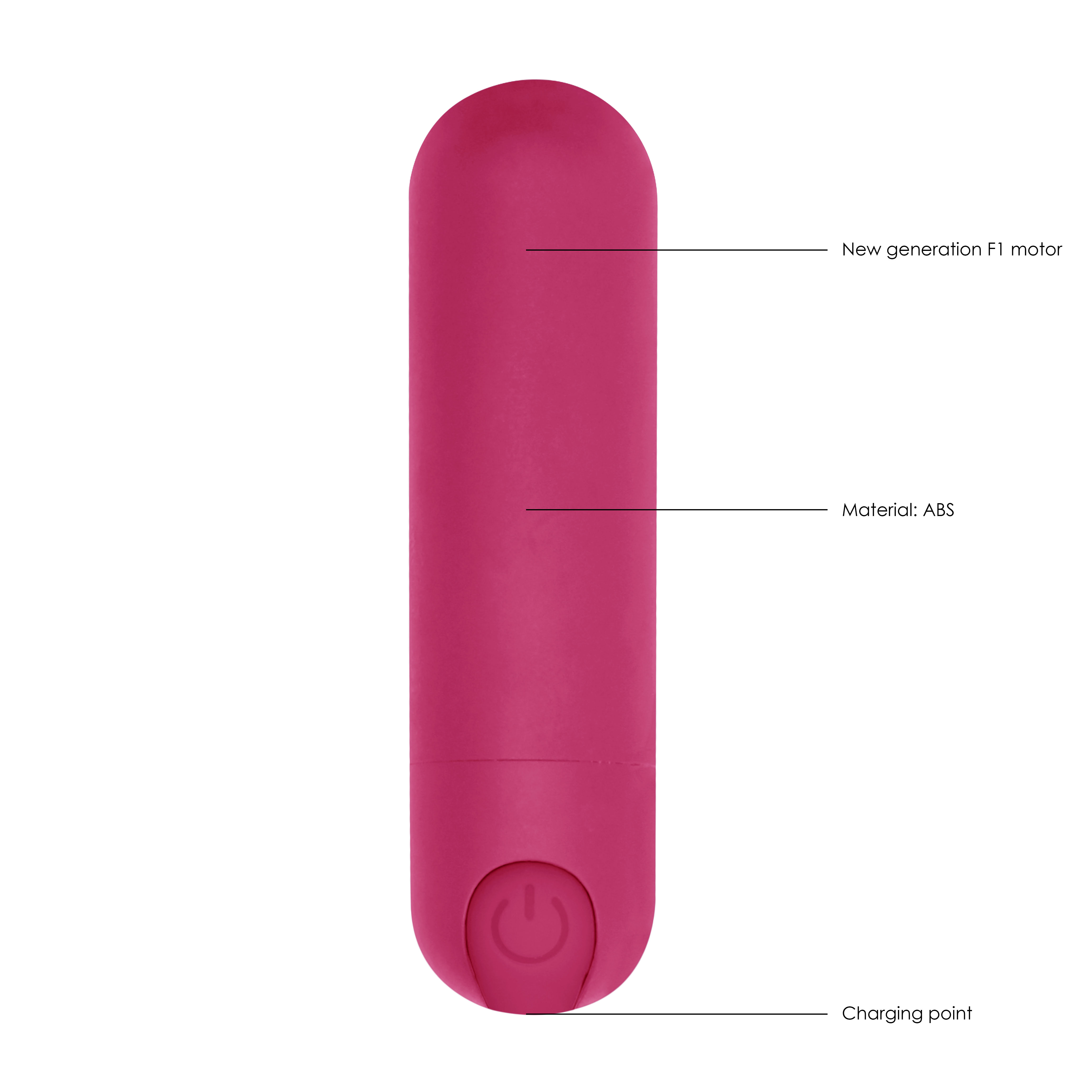 10 speed Rechargeable Bullet Pink 10 speed Rechargeable Bullet Pink