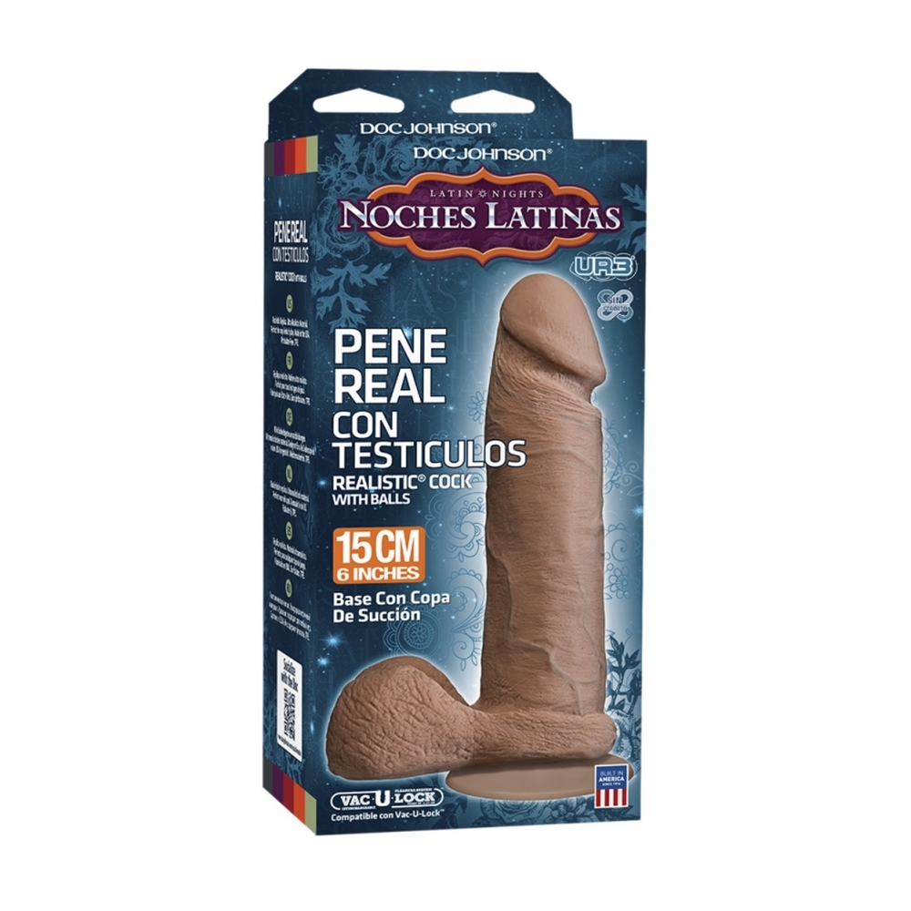 Noches Latinas Ur3 Pene Real 6 Inch Dildo