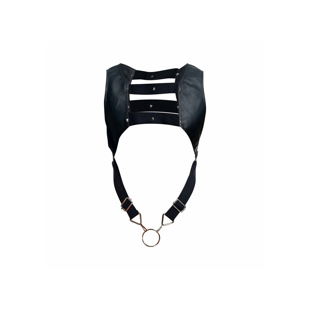 Male Basics Dngeon Crop Top Cockring Harness Male Basics Dngeon Crop Top Cockring Harness