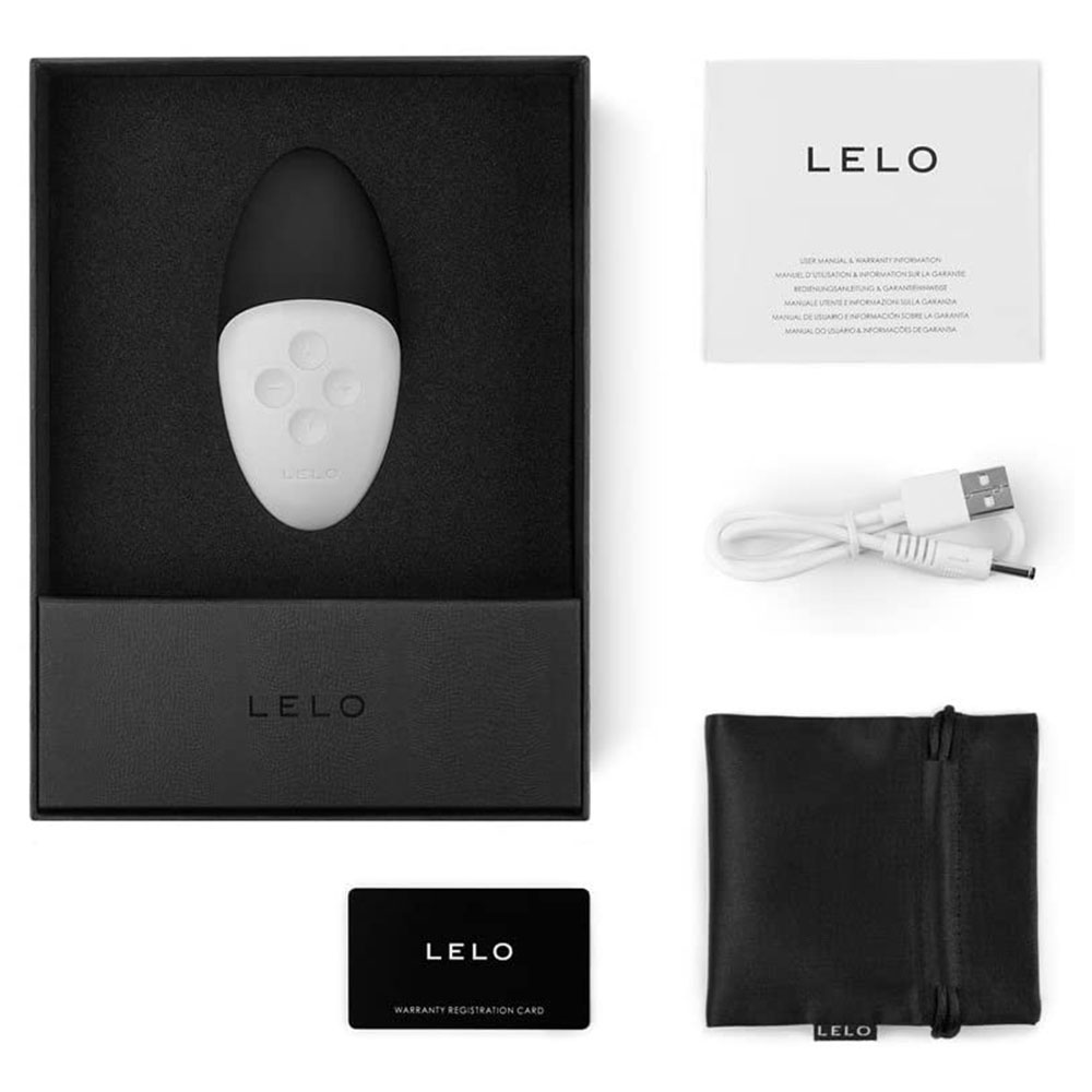 Lelo SIRI Version 2 Black Luxury Rechargeable Massager Lelo SIRI Version 2 Black Luxury Rechargeable Massager