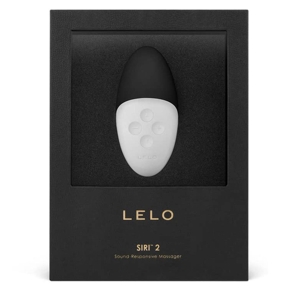 Lelo SIRI Version 2 Black Luxury Rechargeable Massager Lelo SIRI Version 2 Black Luxury Rechargeable Massager