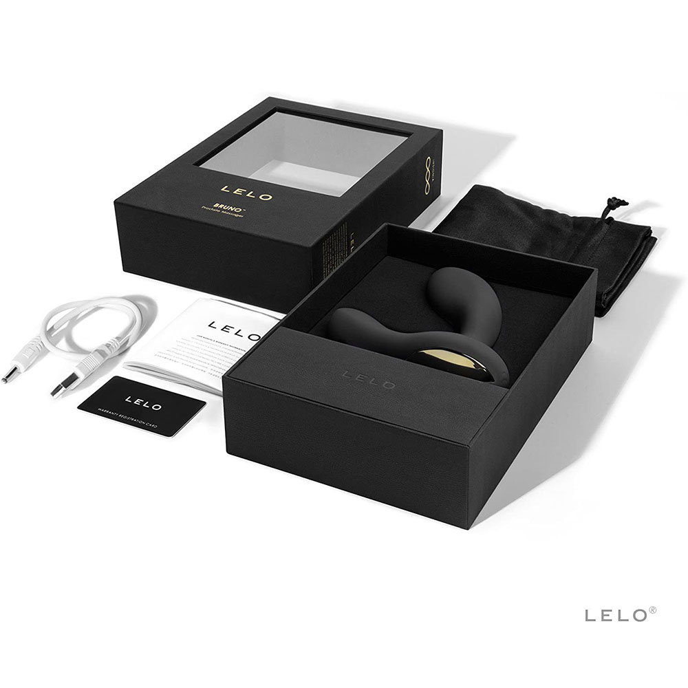 Lelo Bruno Luxury Prostate Massager Black Lelo Bruno Luxury Prostate Massager Black