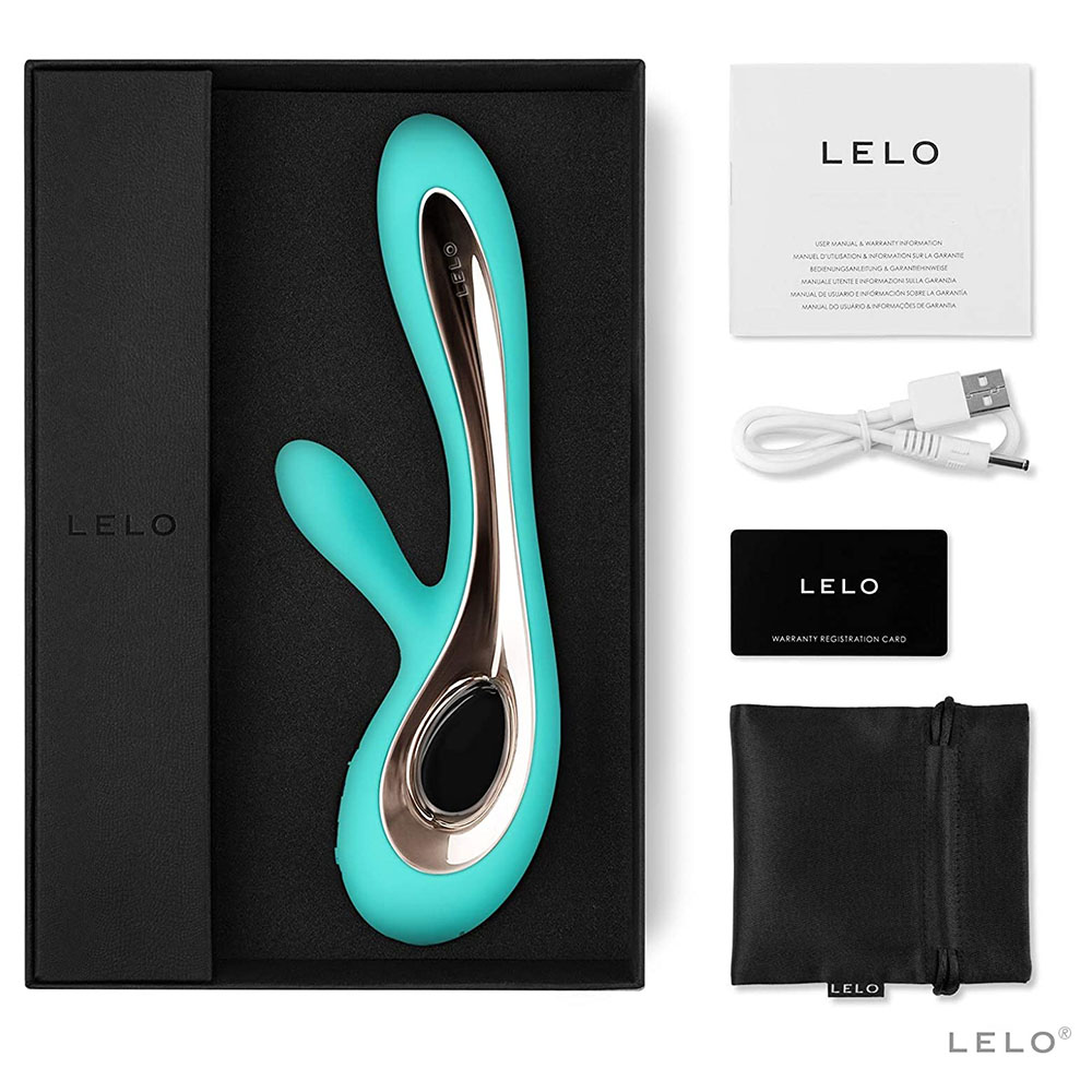 Lelo Soraya 2 Dual Rabbit Vibrator Aqua Lelo Soraya 2 Dual Rabbit Vibrator Aqua