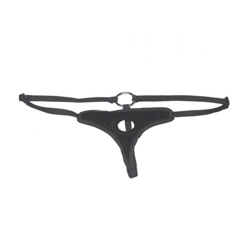 Lux Fetish Velvet Bikini Strap On Harness Lux Fetish Velvet Bikini Strap On Harness