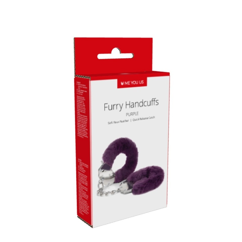 Me You Us Furry Handcuffs Purple Me You Us Furry Handcuffs Purple