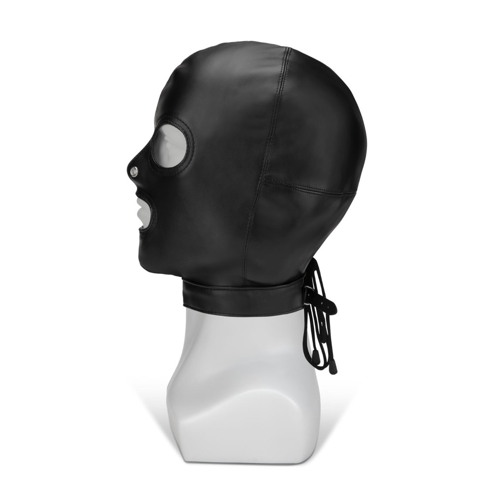 Me You Us Black Hood With Eyes Nose Mouth Me You Us Black Hood With Eyes Nose Mouth