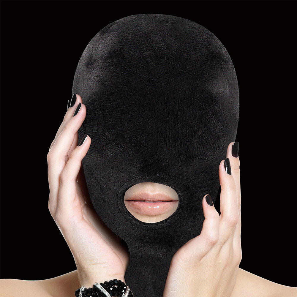 Ouch Velvet Mask With Mouth Opening Ouch Velvet Mask With Mouth Opening
