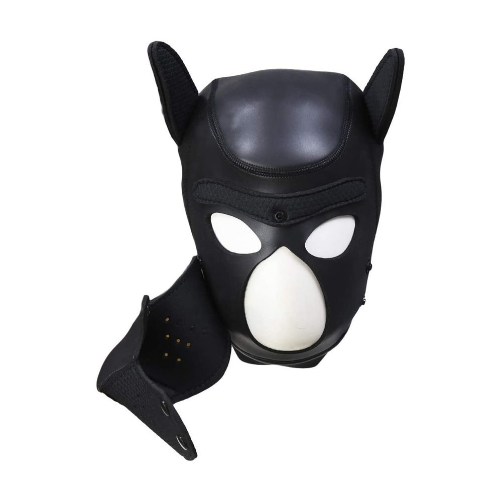 Neoprene Puppy Mask Puppy Play Neoprene Puppy Mask Puppy Play