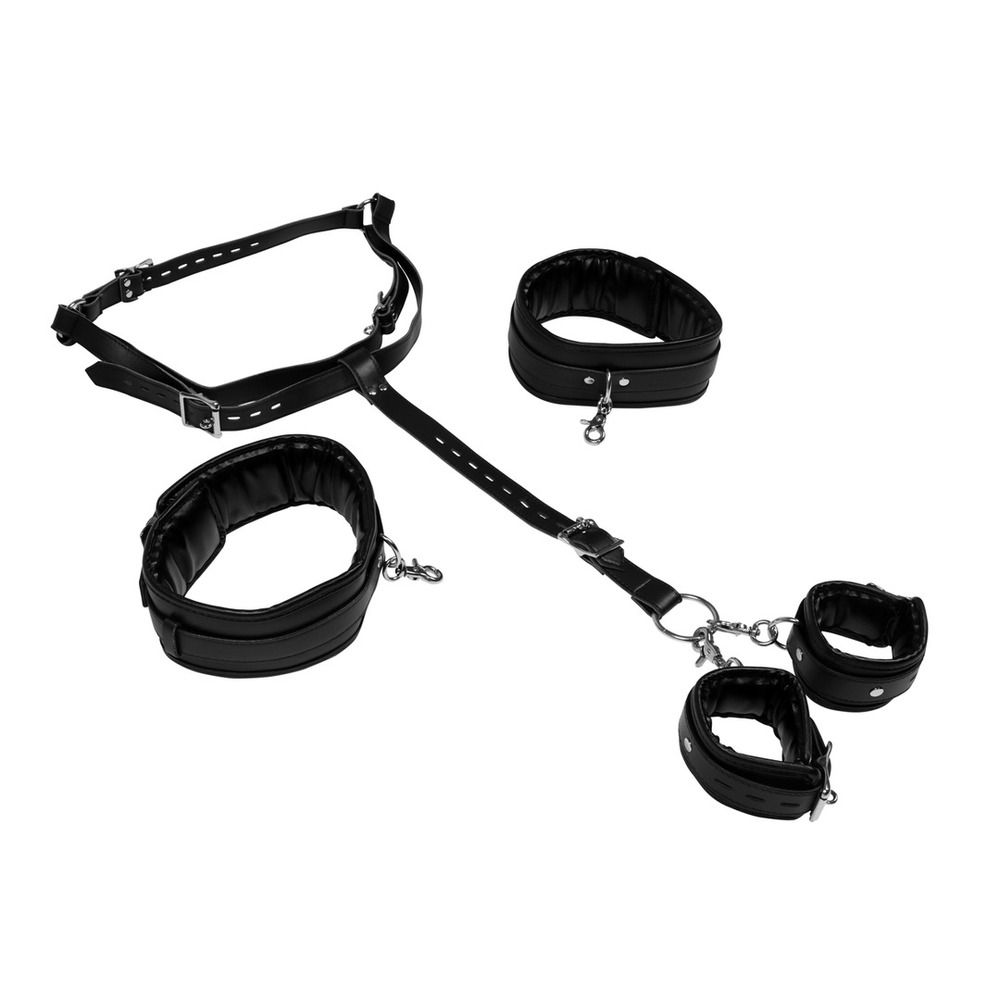 Body Harness with High and Hand Cuffs Body Harness with High and Hand Cuffs