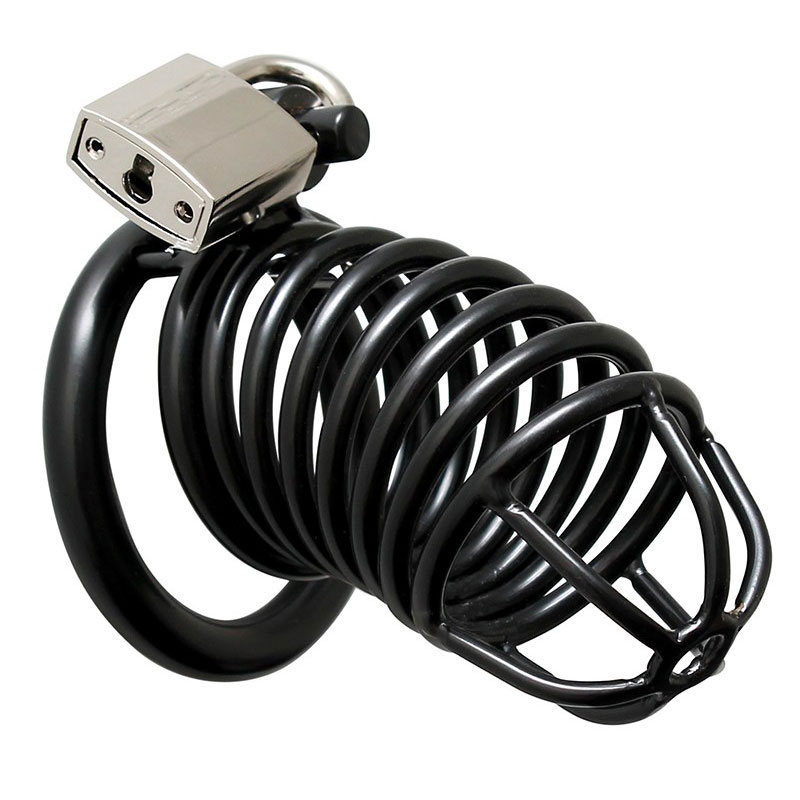 Metal Male Chastity Device With Padlock Metal Male Chastity Device With Padlock