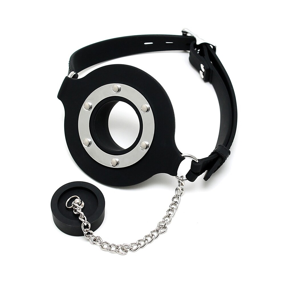 Mouth Gag With Opening And Stopper Mouth Gag With Opening And Stopper
