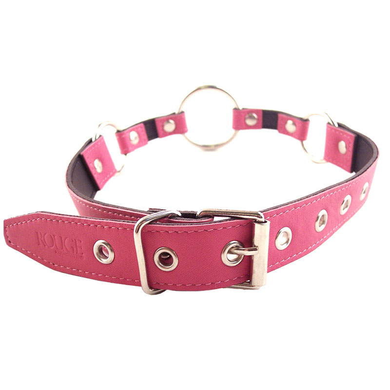 Rouge Garments O Ring Gag Pink Rouge Garments O Ring Gag Pink