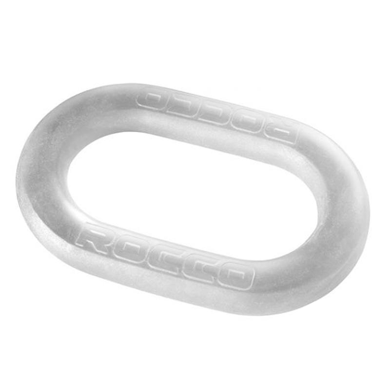 The Rocco 3 Way Wrap Cock Ring Clear The Rocco 3 Way Wrap Cock Ring Clear