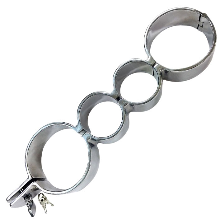 Rouge Stainless Steel Heavy Metal Wrist and Ankle Binder Rouge Stainless Steel Heavy Metal Wrist and Ankle Binder