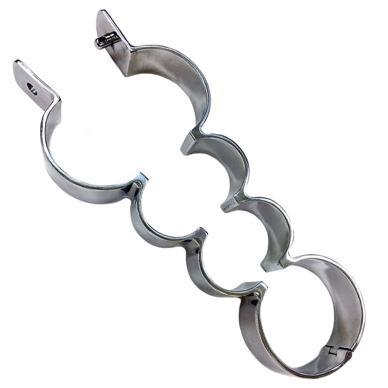 Rouge Stainless Steel Heavy Metal Wrist and Ankle Binder Rouge Stainless Steel Heavy Metal Wrist and Ankle Binder