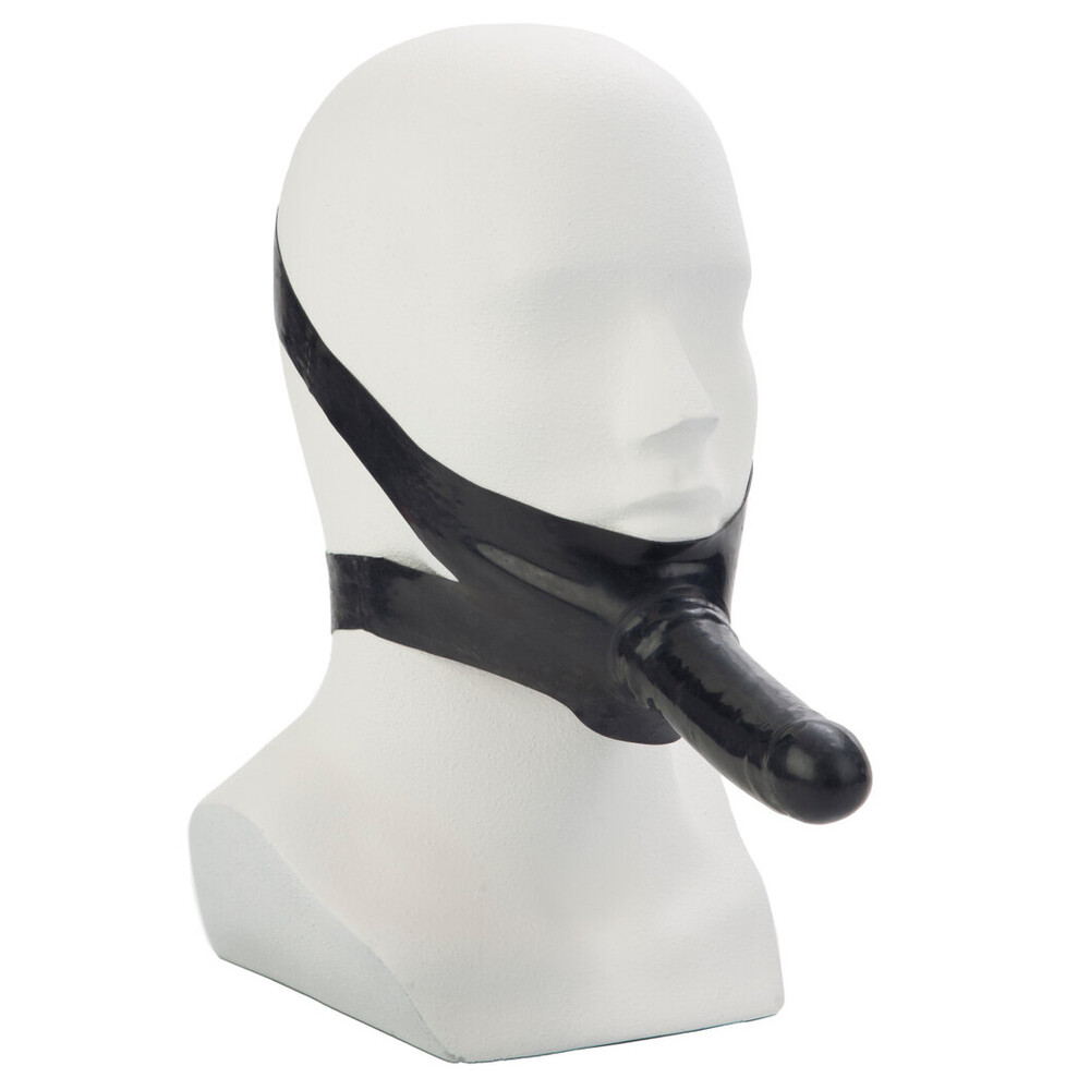 The Accommodator Face Strap On Dildo Black The Accommodator Face Strap On Dildo Black